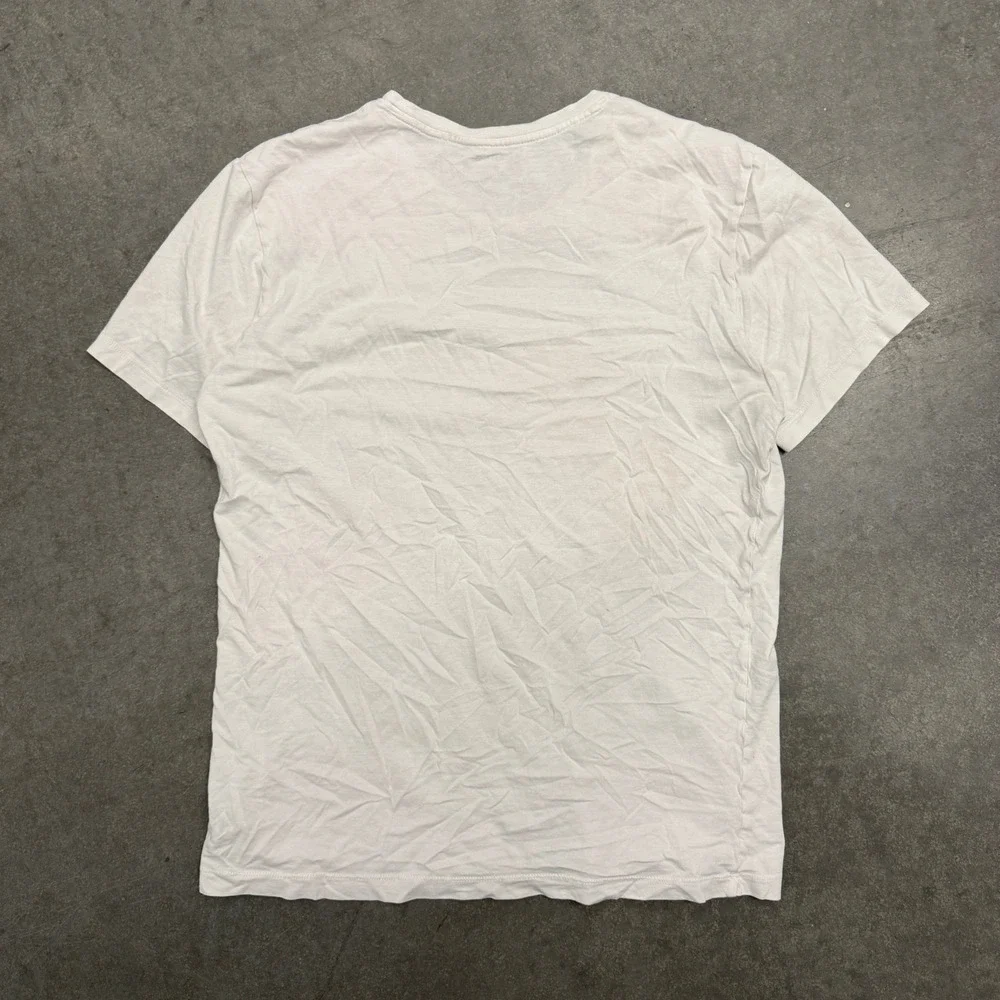 Lacoste Mens Slim Fit Underwear T-Shirt White Size L Short Sleeve Crocodile Logo